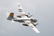 Aerial firefighting Douglas A-26B 